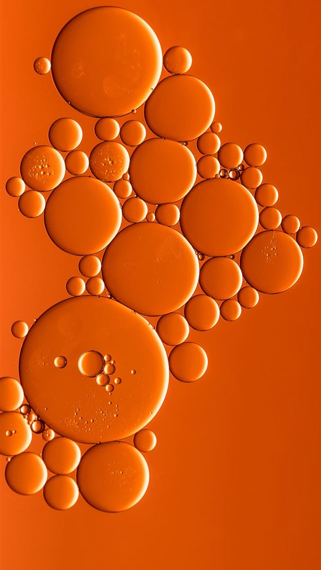 640x1136 orange bubbles art - melbourne iPhone Wallpaper