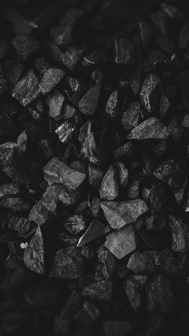 640x1136 grayscale photo of stone - dark (black) iPhone Wallpaper