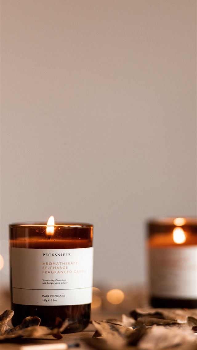 640x1136 two amber glass containers -  iPhone Wallpaper