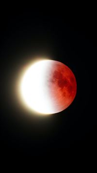 white moon wallpaper