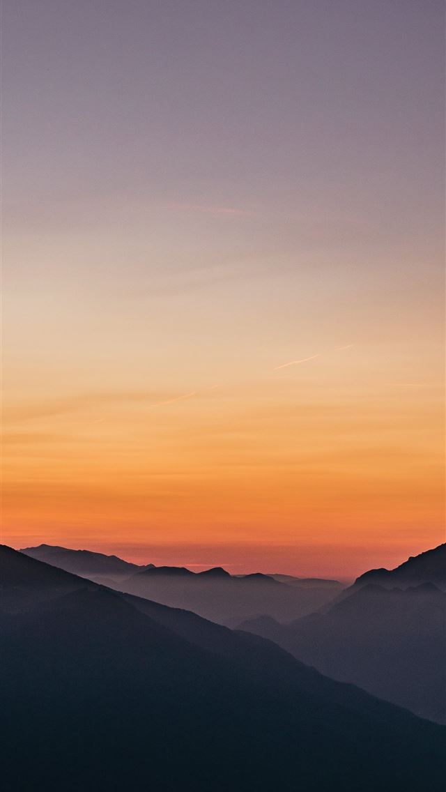 640x1136 aerial view of sunset - italy iPhone Wallpaper