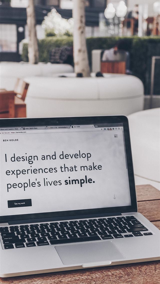 640x1136 white and black laptop - quotes iPhone Wallpaper