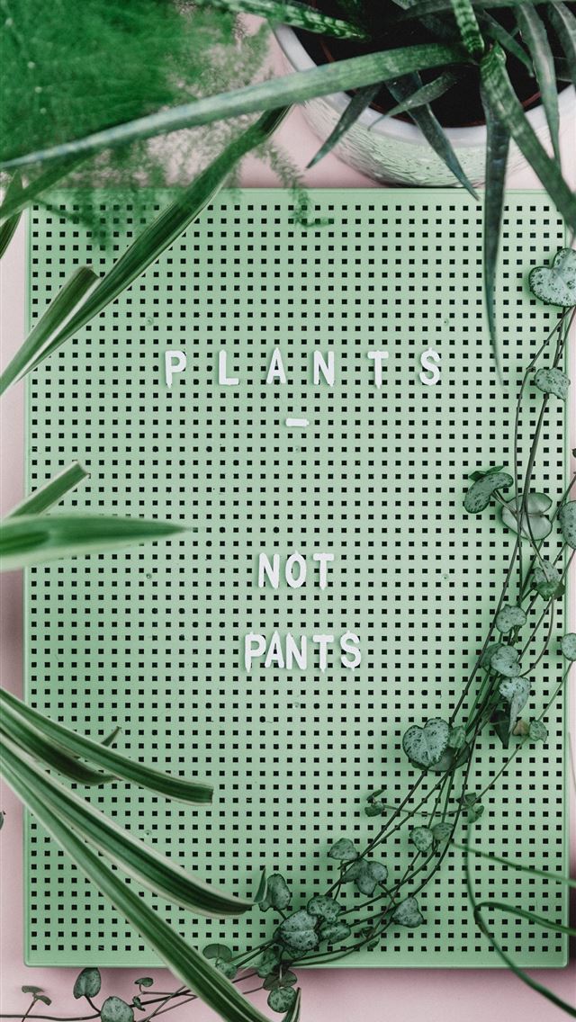 640x1136 Plants No Pants wall decor surrounded with plants - united kingdom iPhone Wallpaper