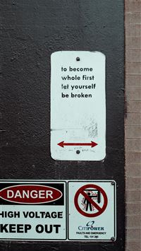 danger high voltage keep out signage wallpaper