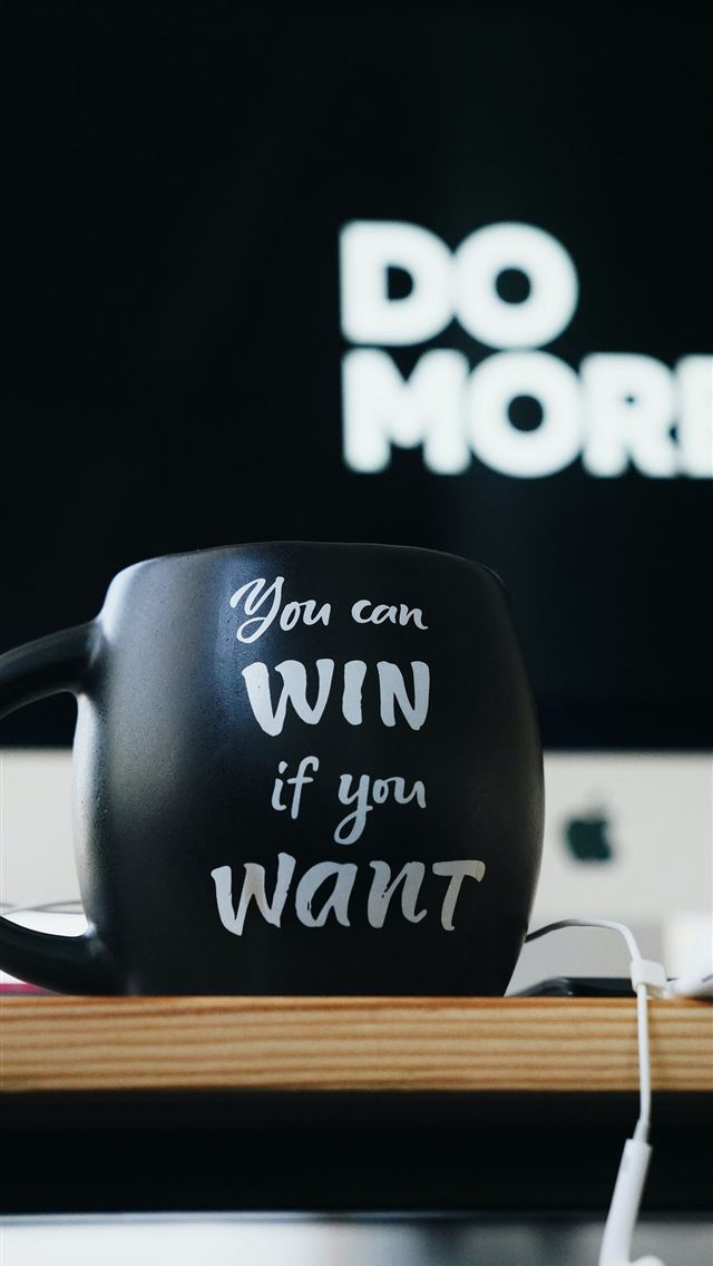 640x1136 close up photography of black and white ceramic mu... - quotes iPhone Wallpaper