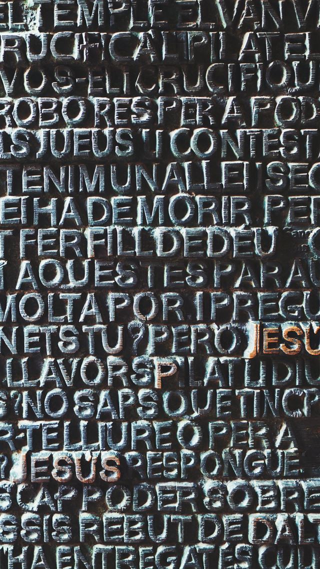 640x1136 Jesus stamp - la sagrada familia iPhone Wallpaper