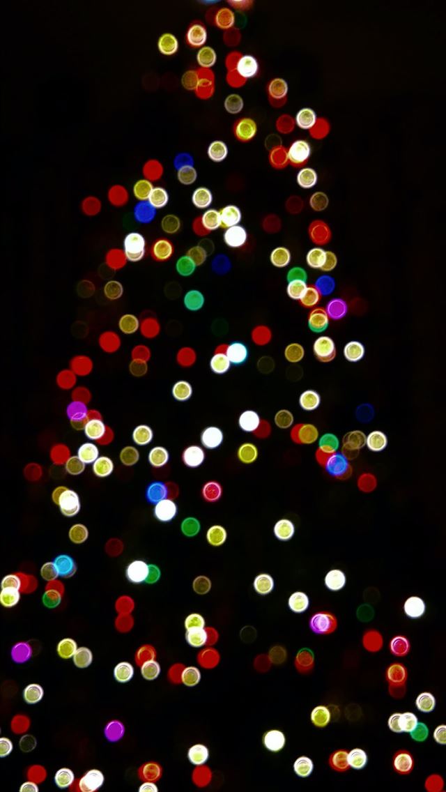 640x1136 multicolored lighted Christmas tree - tree iPhone Wallpaper
