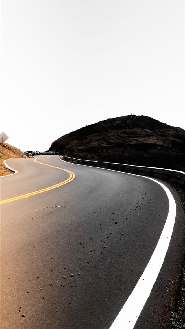 640x1136 zig zag road - road iPhone Wallpaper