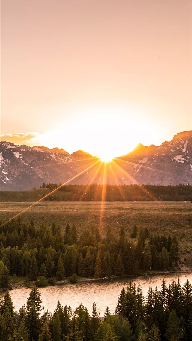 640x1136 grand tetons landscape 4k - nature iPhone Wallpaper