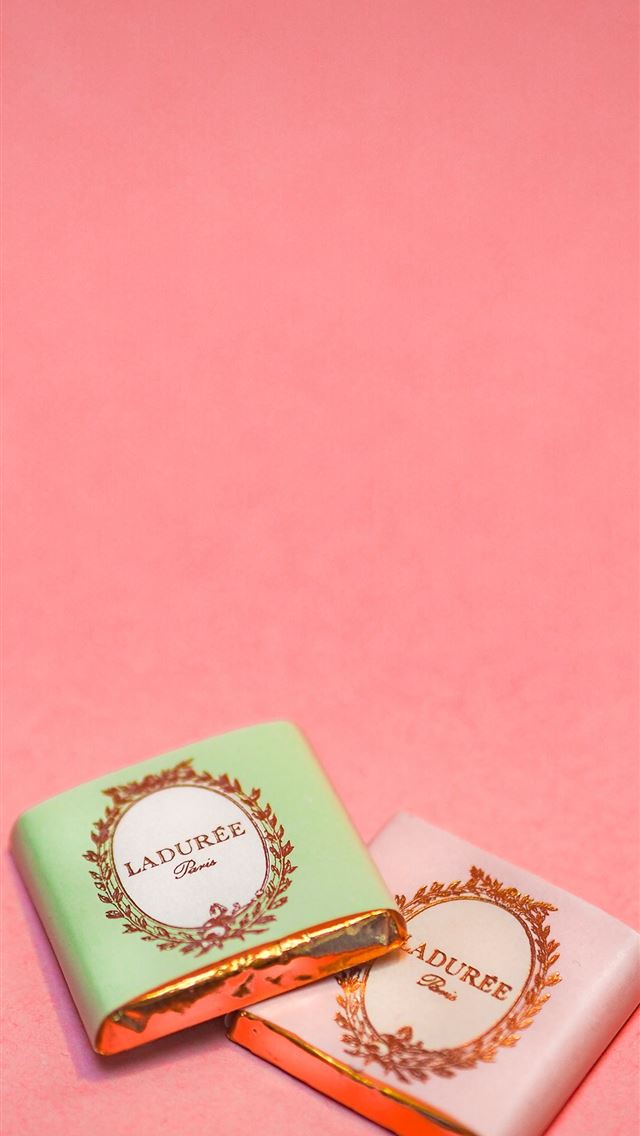 640x1136 white and gold card on pink surface - paper iPhone Wallpaper