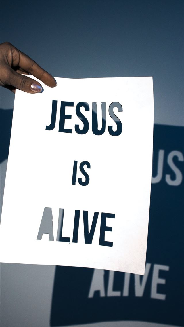 640x1136 Jesus is Alive Paper quote  - colombia iPhone Wallpaper