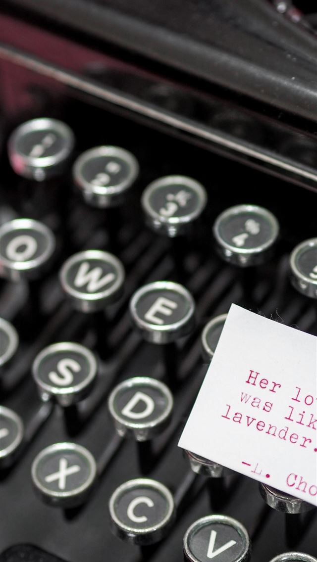 640x1136 black and white typewriter with white printer pape... - london iPhone Wallpaper