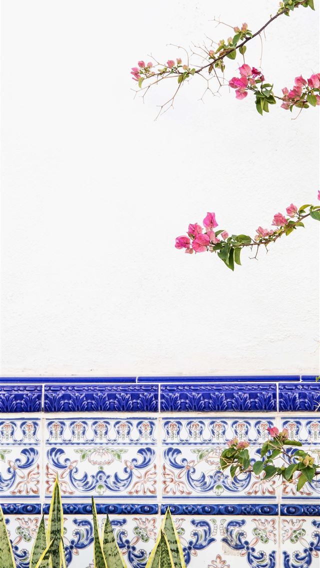 640x1136 pink petaled flowers in bloom at daytime - spain iPhone Wallpaper