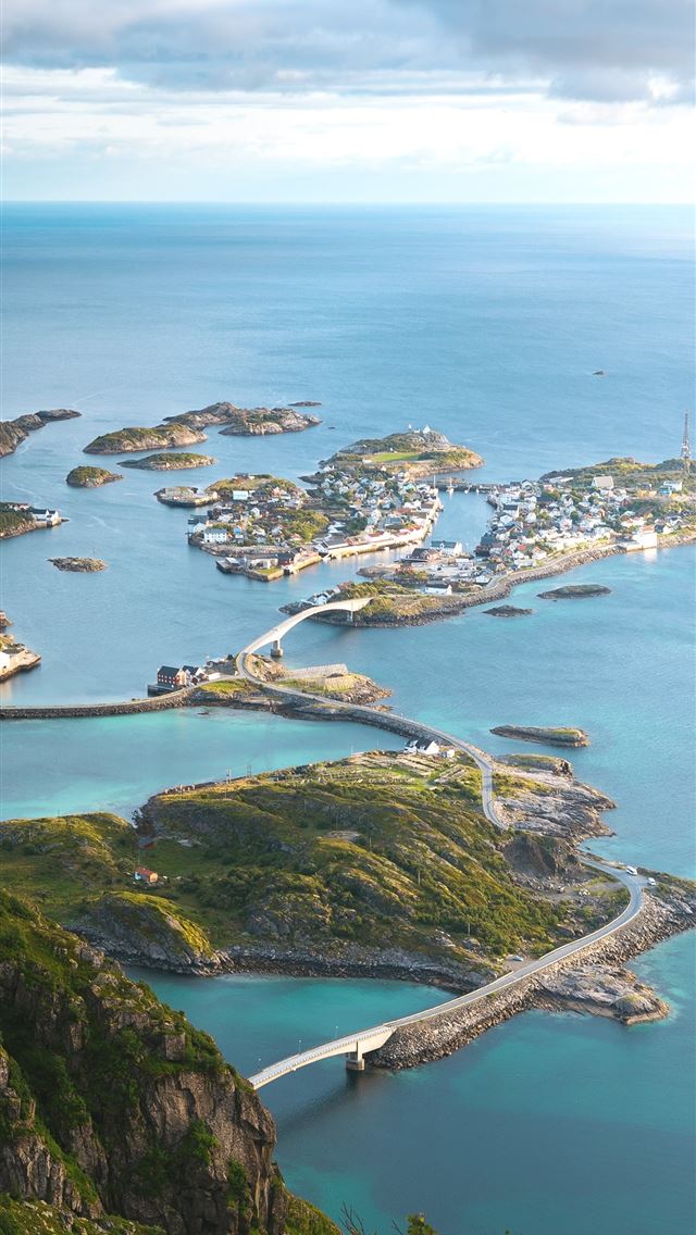 640x1136 islands across horizons - norway iPhone Wallpaper