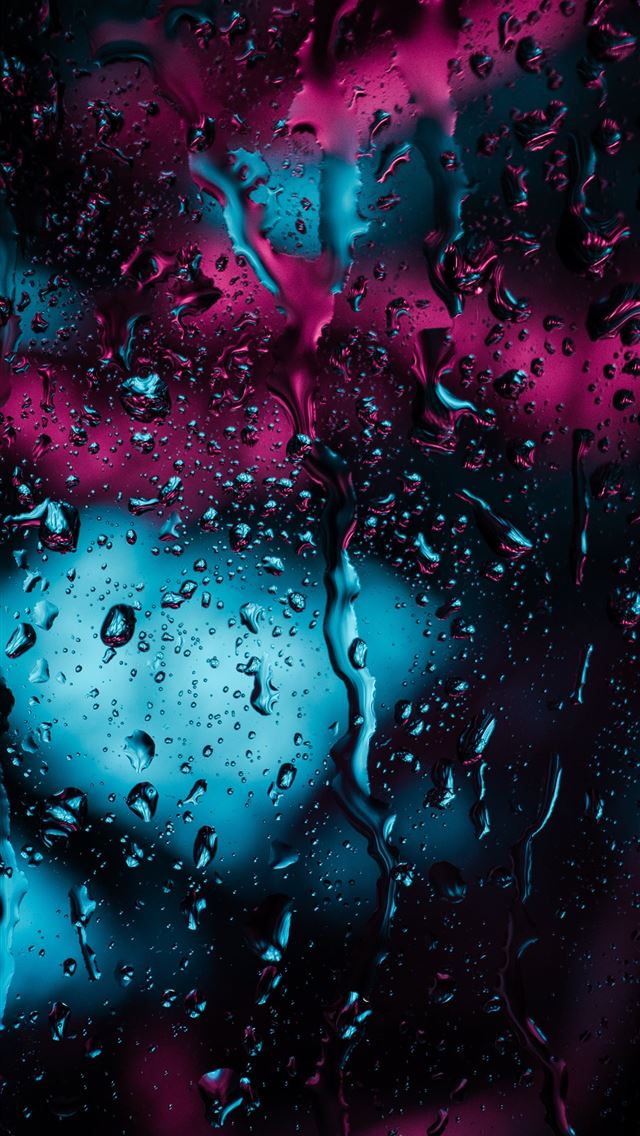 640x1136 closeup photo of raindrops - pattern iPhone Wallpaper