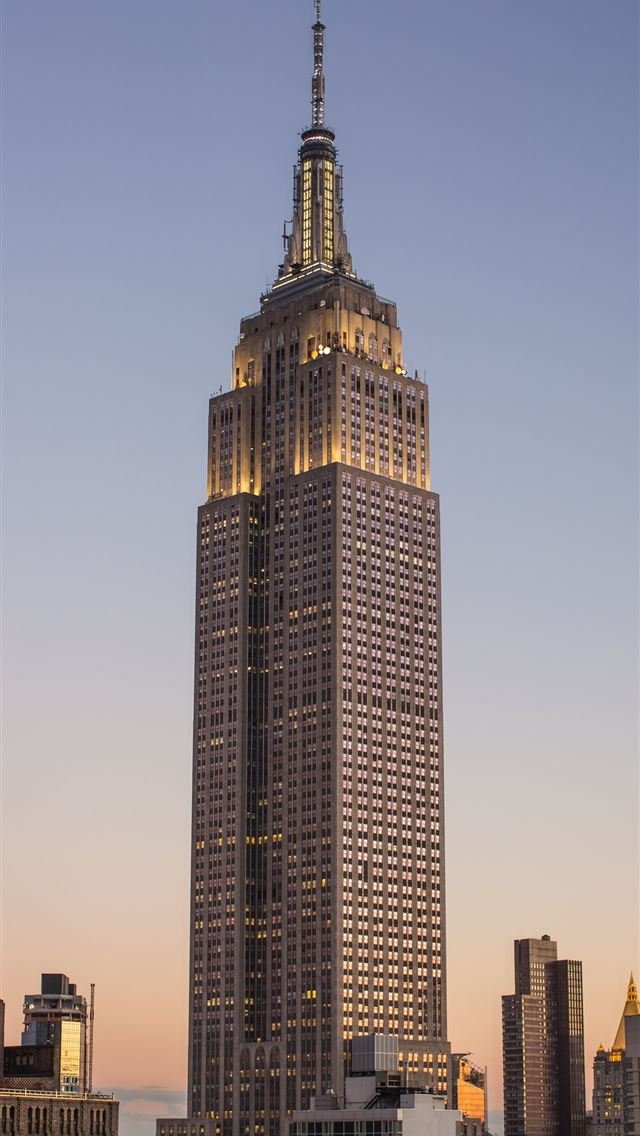 640x1136 brown concrete building - new york city iPhone Wallpaper