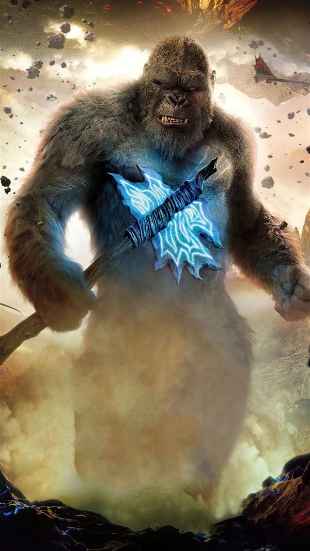 640x1136 godzilla in godzilla v kong movie 5k -  iPhone Wallpaper