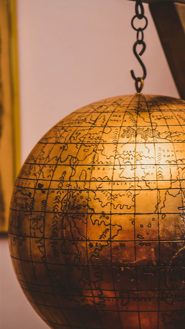 640x1136 brown terrestrial globe - spring iPhone Wallpaper