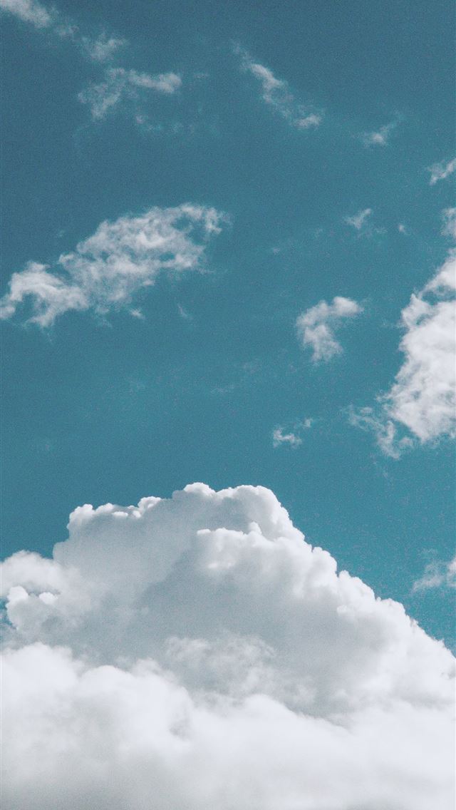 640x1136 blue sky and white clouds -  iPhone Wallpaper