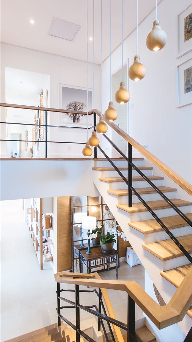 640x1136 brown staircase - modern iPhone Wallpaper