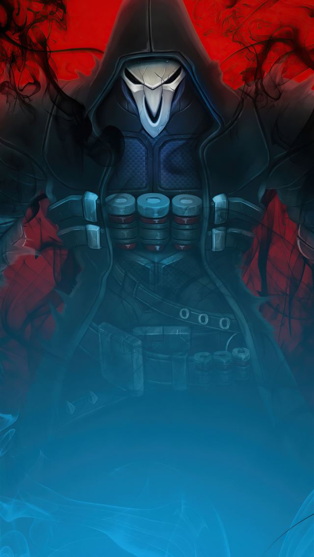 640x1136 reaper overwatch fanart 4k - overwatch iPhone Wallpaper