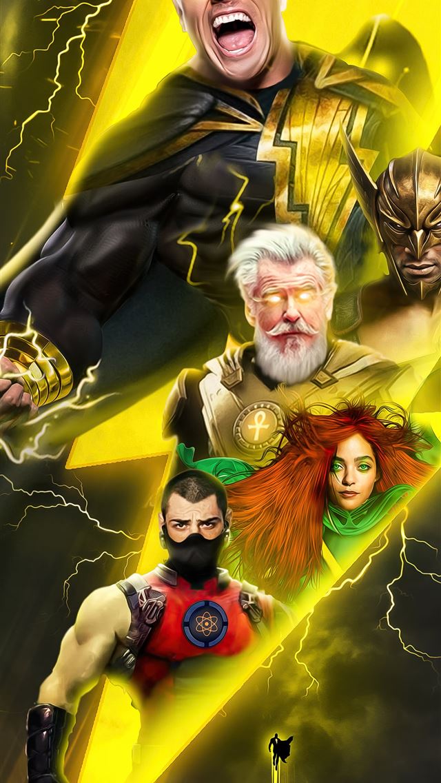640x1136 black adam movie poster 4k - behance iPhone Wallpaper