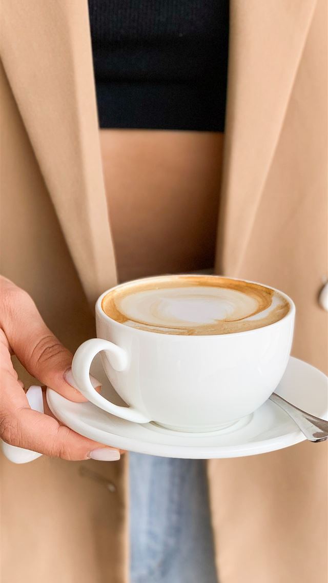 640x1136 person holding white ceramic cup filled with coffe... - earth iPhone Wallpaper