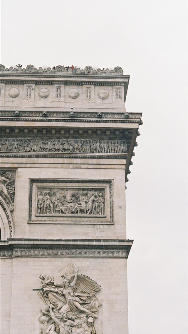 640x1136 Arch de Triomphe Paris during daytime - france iPhone Wallpaper