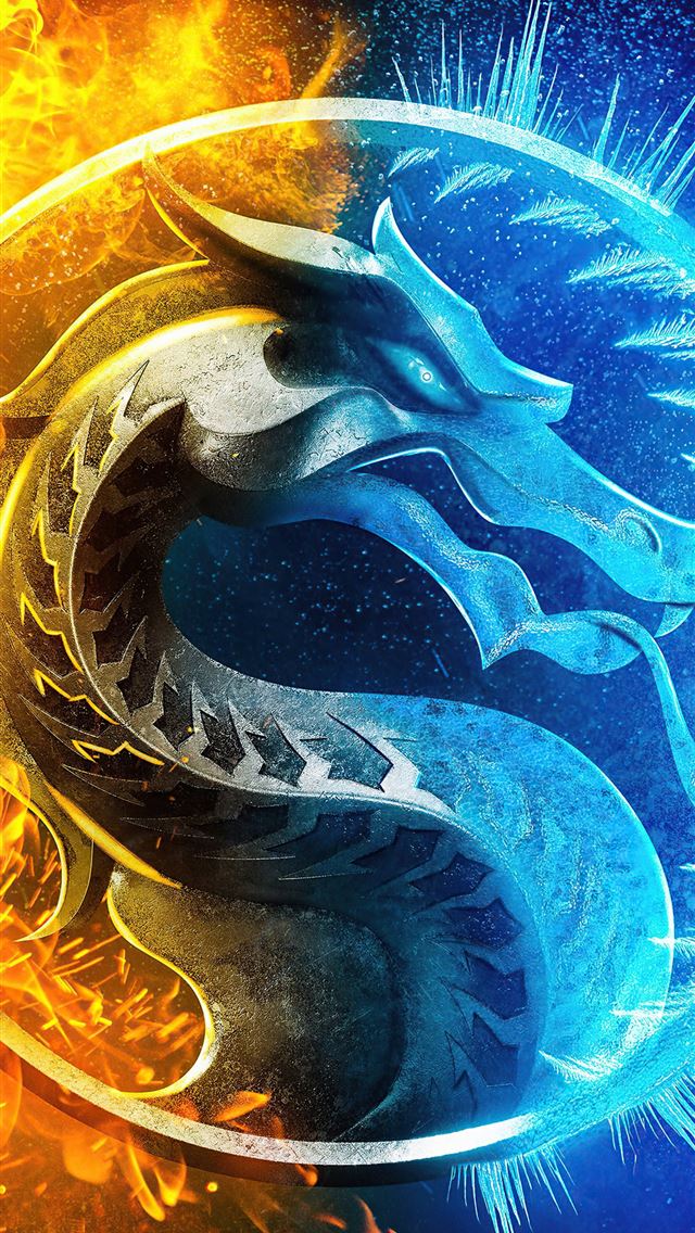 1284x2778 scorpion vs subzero 8k - artist iPhone Wallpaper