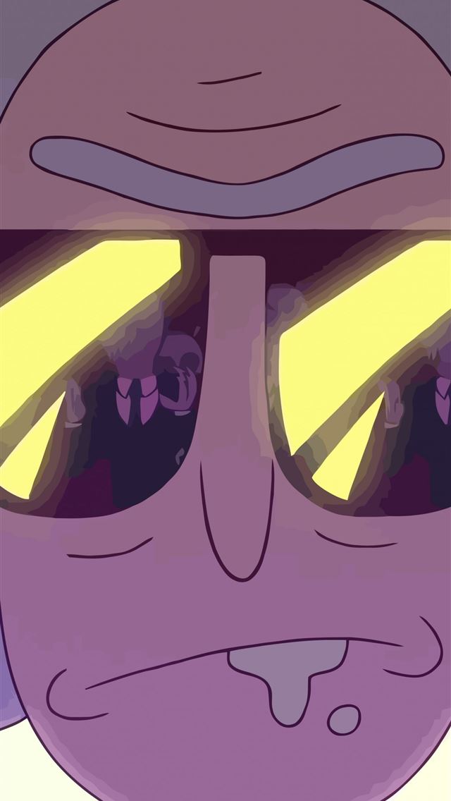 1284x2778 rick and morty rick sanchez tv series sunglasses s... - rick and morty iPhone Wallpaper