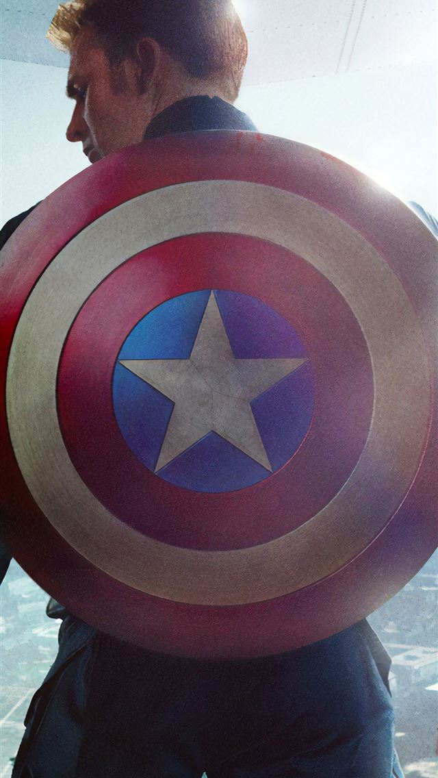 1284x2778 Captain America With Shield Cave - captain america iPhone Wallpaper