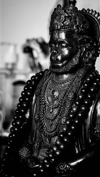God Hanuman Idol Photo iPhone wallpaper