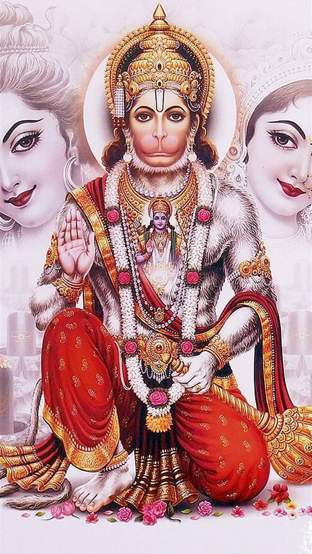 1125x2436 Hanuman Ram Cave -  iPhone Wallpaper