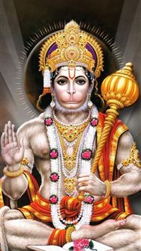 Hanuman Cave iPhone wallpaper