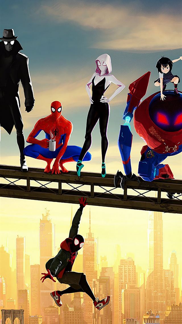 640x1136 spider man into the spider verse -  iPhone Wallpaper