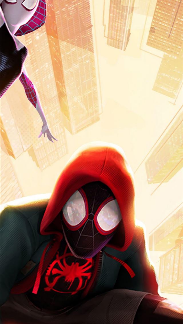 1284x2778 spider man into the spider verse - spider man into the spider verse iPhone Wallpaper