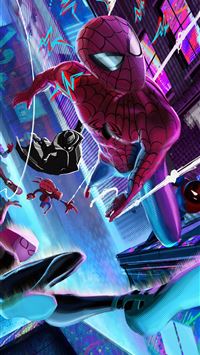spider man into the spider verse wallpaper