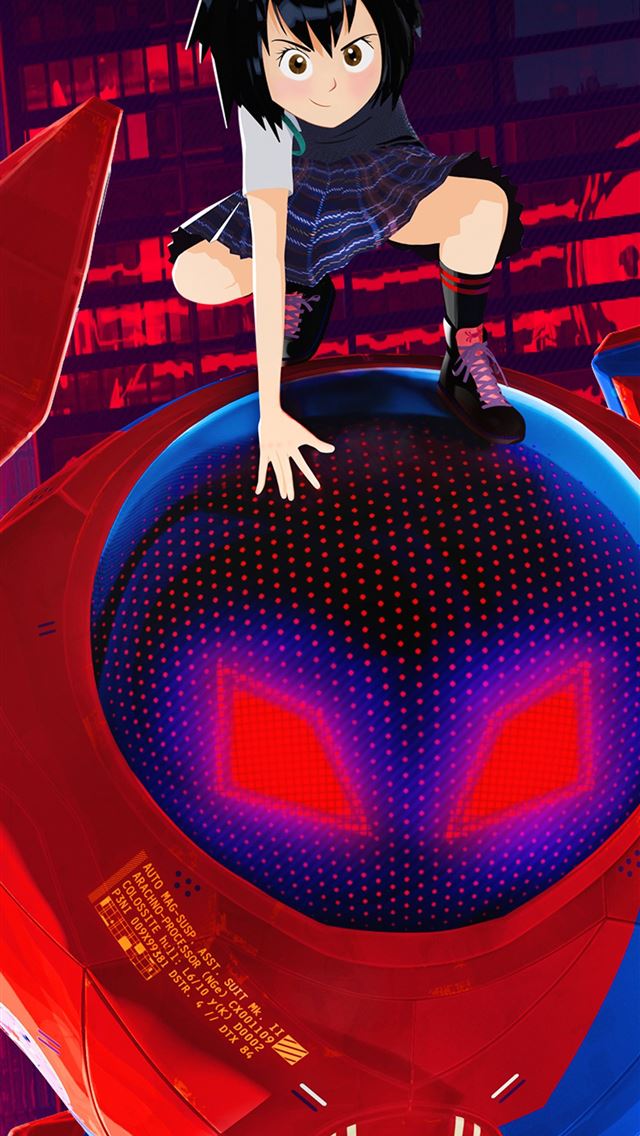 1284x2778 Peni Parker And SP Dr In Spider Man Into The Spide... - spider man into the spider verse iPhone Wallpaper