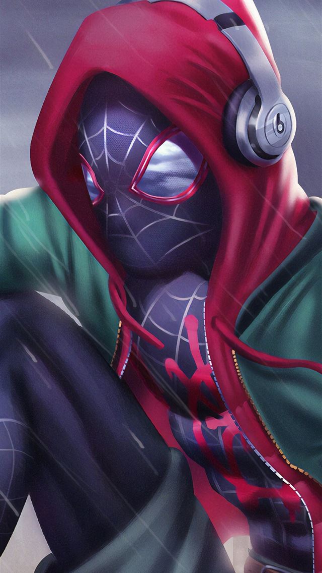 1284x2778 spider man into the spider verse - spider man into the spider verse iPhone Wallpaper