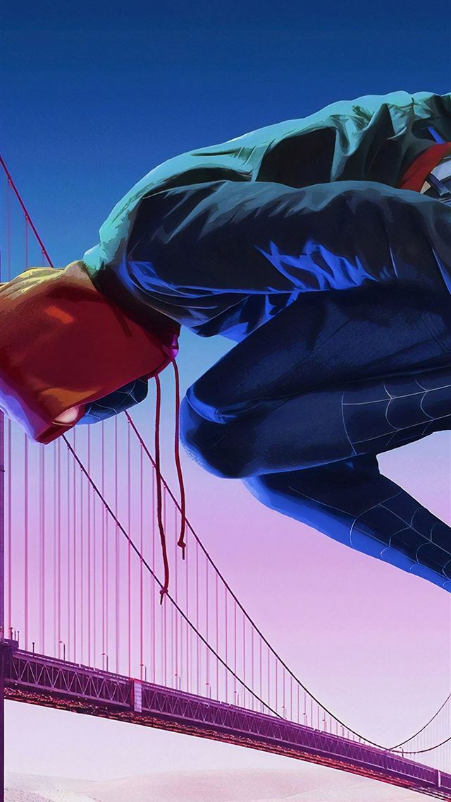 1284x2778 spider man into the spider verse - spider man into the spider verse iPhone Wallpaper