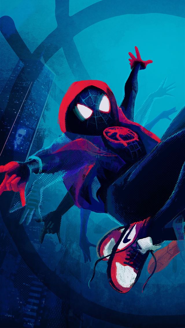 1284x2778 spider man into the spider verse - spider man into the spider verse iPhone Wallpaper