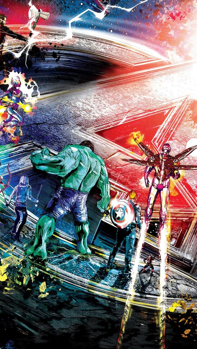 1284x2778 4K Painting Hd Avengers Endgame - avengers endgame iPhone Wallpaper