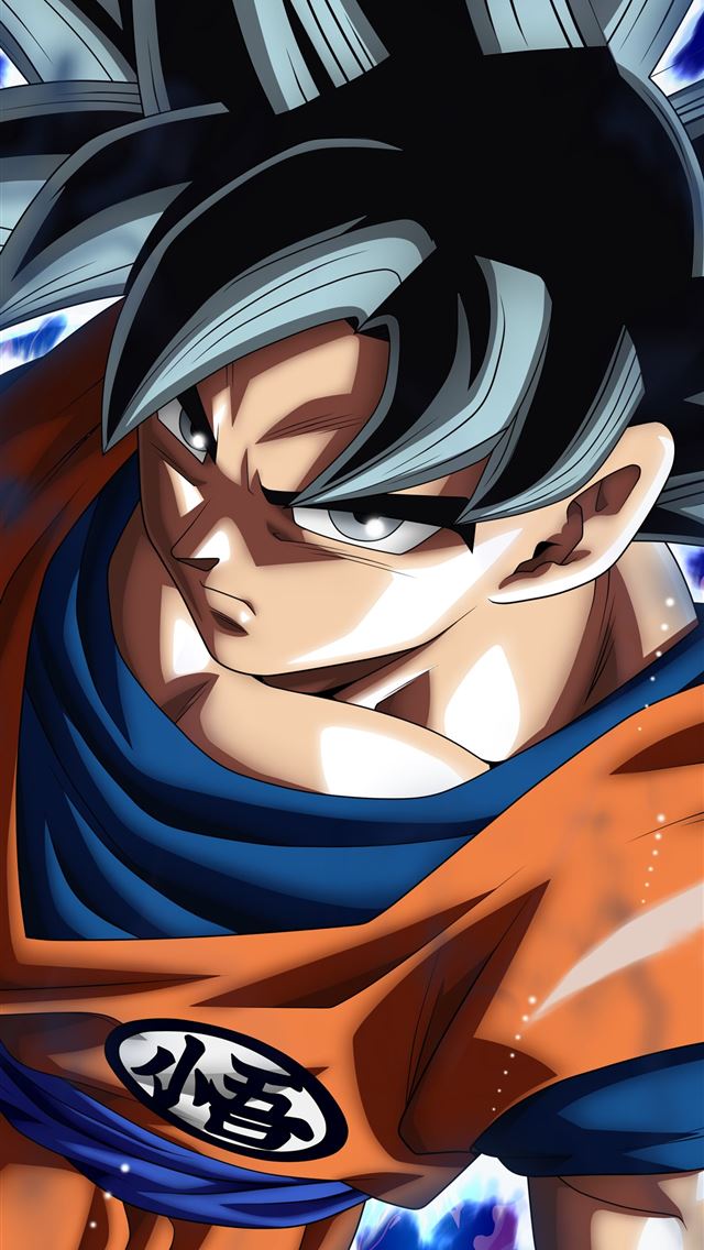 1284x2778 goku ultra instinct - anime iPhone Wallpaper