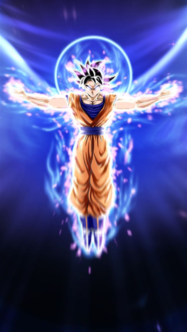 1284x2778 goku ultra instinct - anime iPhone Wallpaper