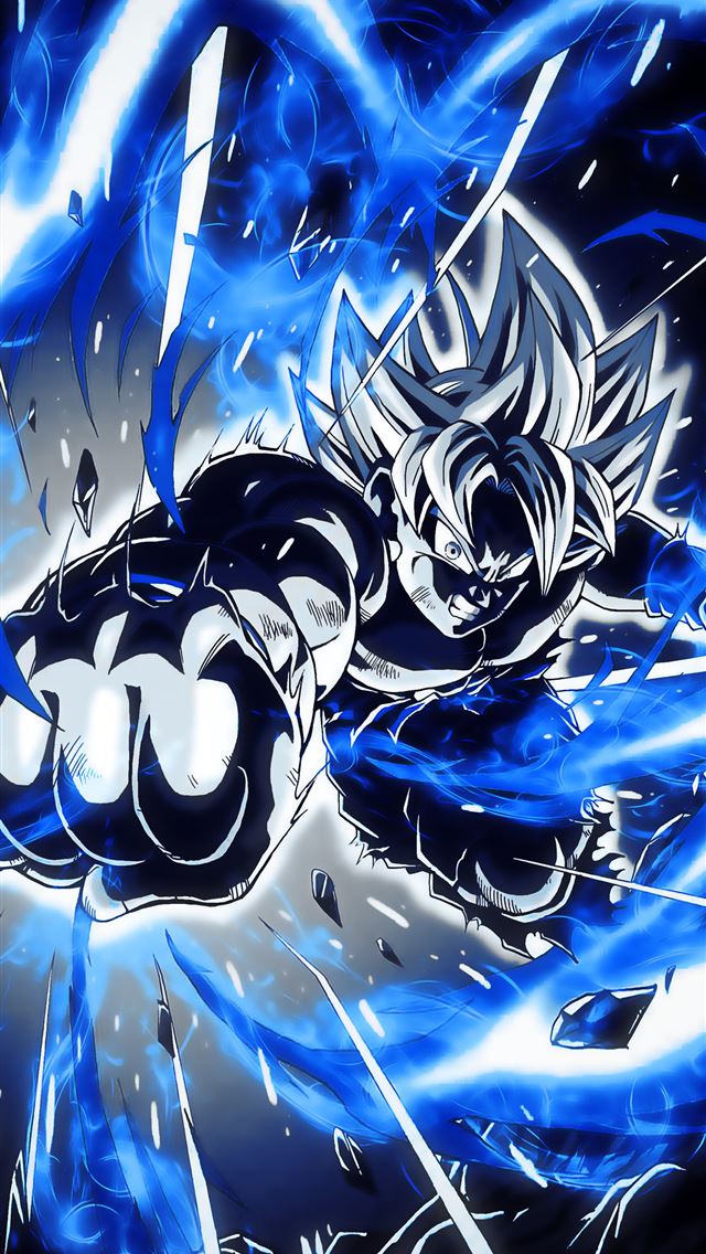 1284x2778 goku ultra instinct - anime iPhone Wallpaper