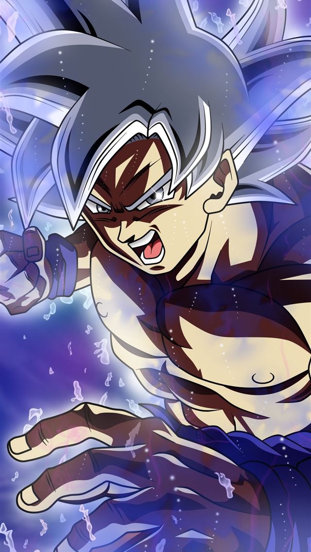 1284x2778 goku ultra instinct - anime iPhone Wallpaper