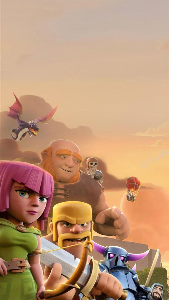 1284x2778 Clash Of Clans Troops - clash of clans iPhone Wallpaper