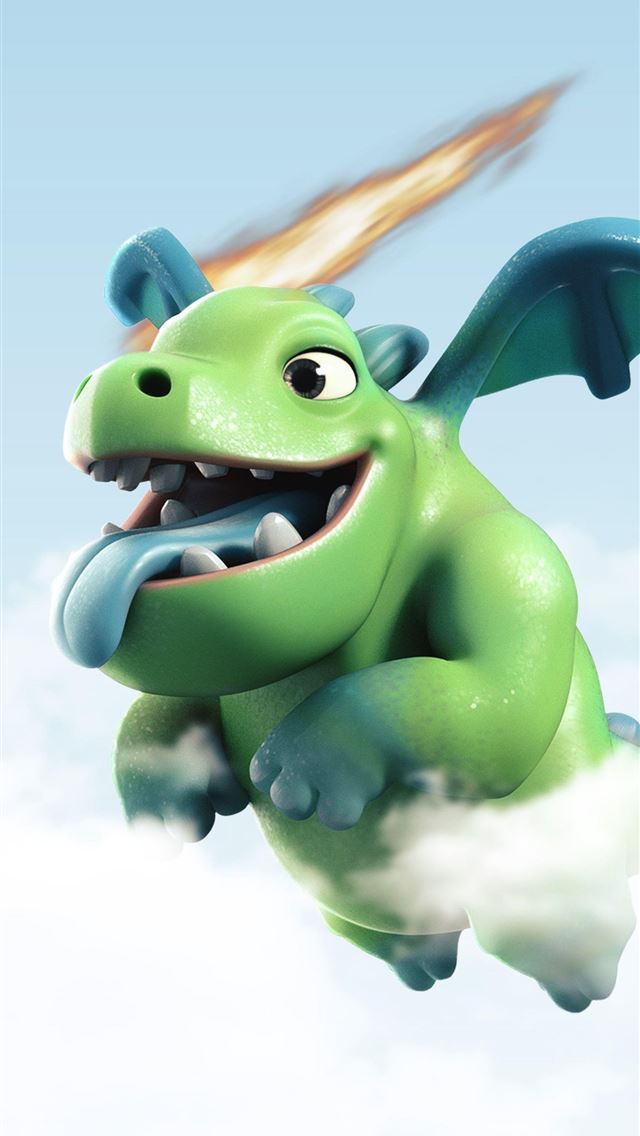 1284x2778 Baby Dragon Clash Of Clans Cave - clash of clans iPhone Wallpaper