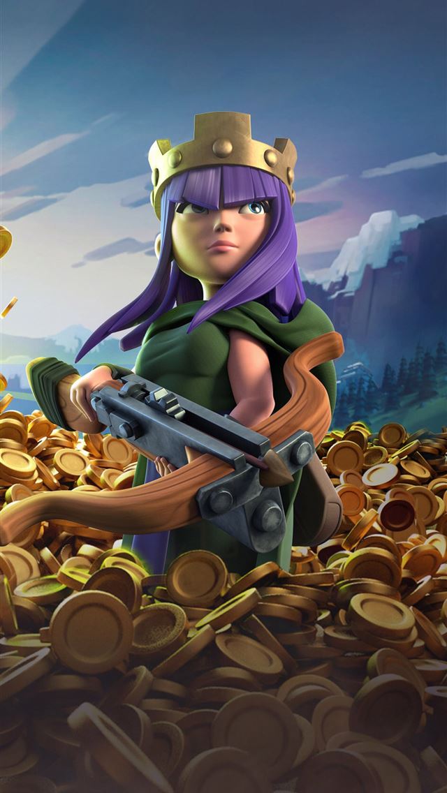 1284x2778 Archer Queen Clash Of Clans Samsung Galaxy Note 9 ... - clash of clans iPhone Wallpaper