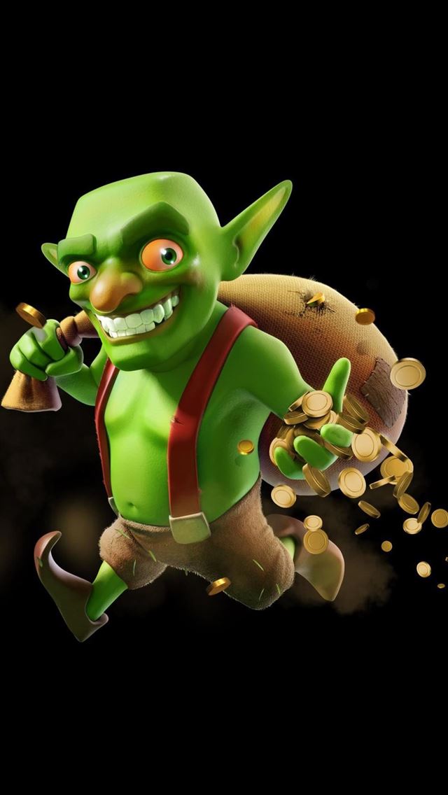 1284x2778 Goblin Clash Of Clans Sony Xperia X XZ Z5 Premium ... - clash of clans iPhone Wallpaper